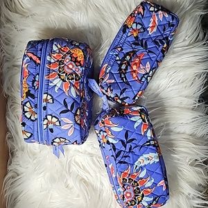 ❤️3 Vera Bradley Makeup & Travel Bags❤️